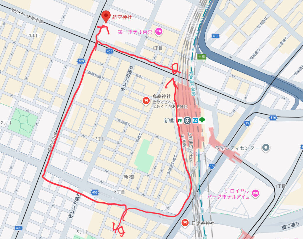 新橋散策。ルート 都会・田舎アキラ美味いもん放浪記